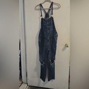 H&M Dark Blue Denim Fabric